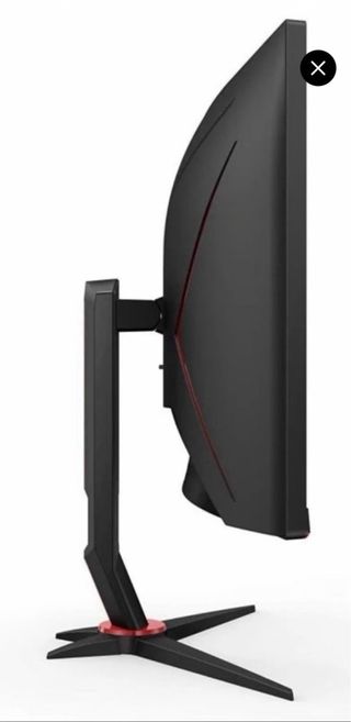 Monitor AOC Curvo 34” Negro/Rojo