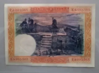 2 Billetes Antiguos 100 Pesetas