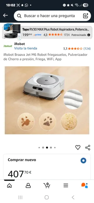 iRobot Braava Jet m6 Friega Suelos