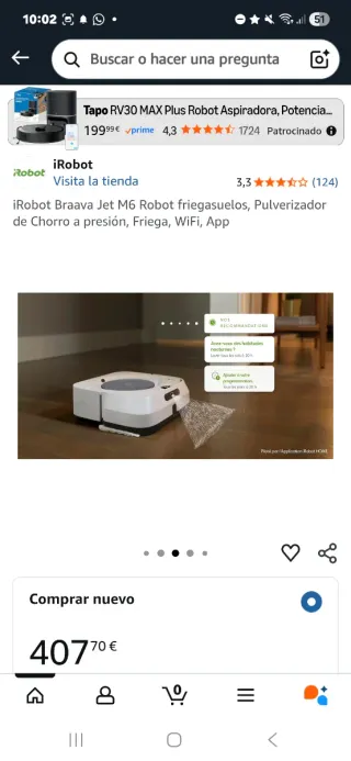 iRobot Braava Jet m6 Friega Suelos