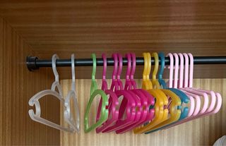 17 Cabides Roupa Criança Multicolor