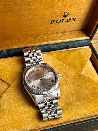 Rolex Datejust 36mm 16220 1989 Esfera Romana