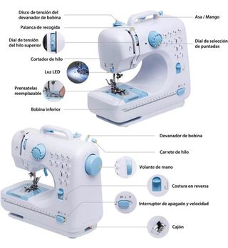 Máquina de coser eléctrica SM-505A