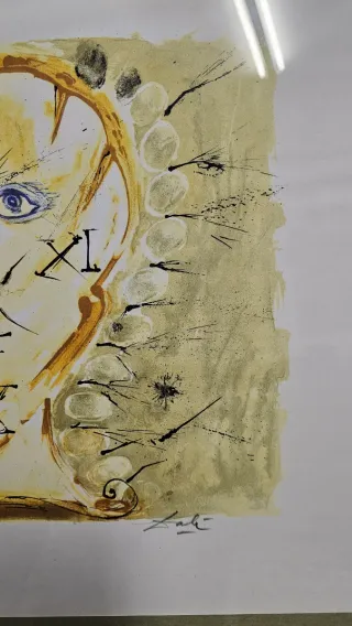 Dali reproduccion Reloj de sol y catalalogo