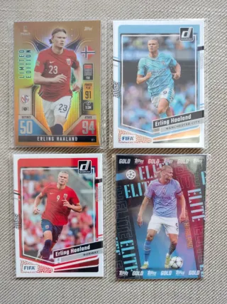 Lote 9 cromos Erling Haaland