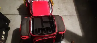 Mochila Fitness Negra y Roja