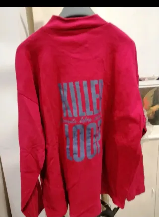 Felpa vintage Killer Loop rossa
