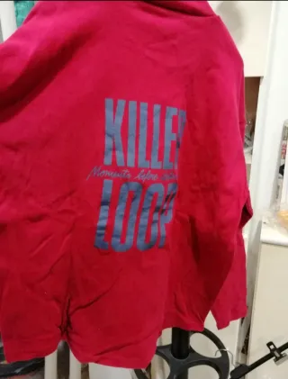 Felpa vintage Killer Loop rossa