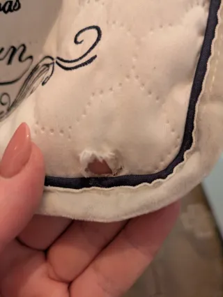 Carrito bebé reborn blanco y azul Arenas