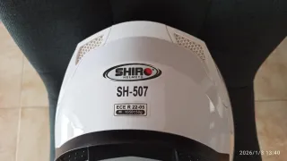 Casco de moto SHIRO blanco