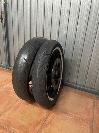 Ruedas Supermotard 49cc Completas