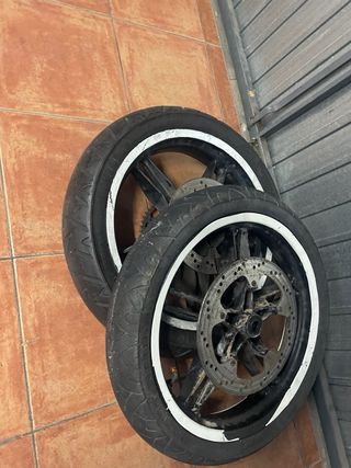 Ruedas Supermotard 49cc Completas