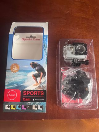 Cámara deportiva Full HD sumergible 30M