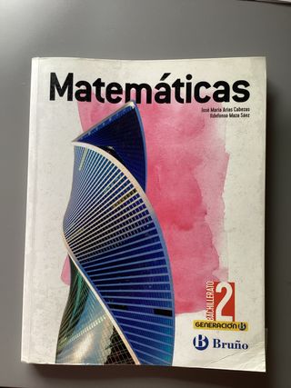 Generación B Matemáticas 2 Bachillerato