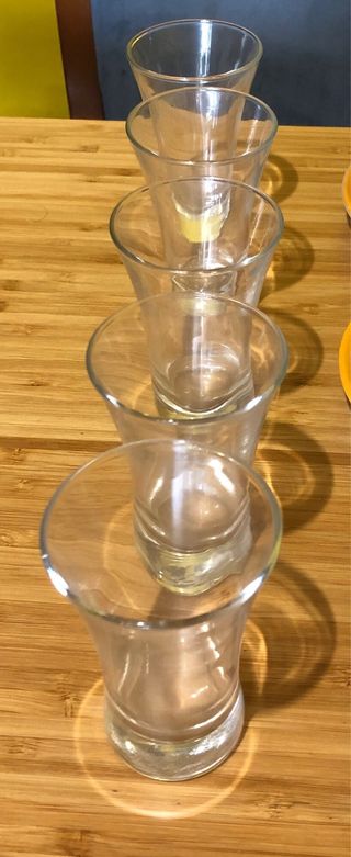 Juego café 6 tazas + 5 vasos chupito