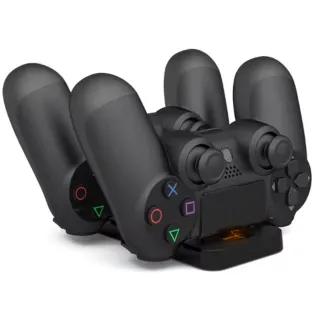 Base carga doble para Mandos PS4