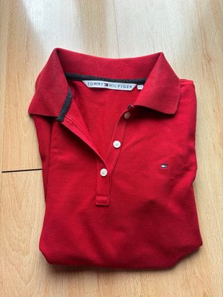 Polo Tommy Hilfiger Rojo Talla S
