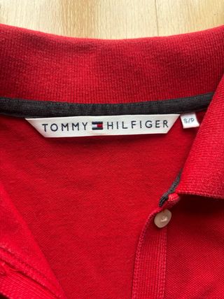 Polo Tommy Hilfiger Rojo Talla S