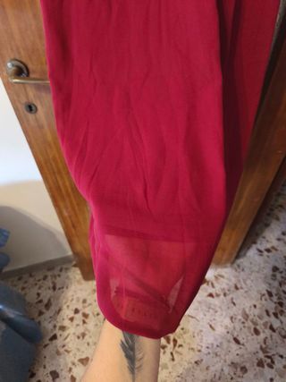 Abito elegante rosso scuro