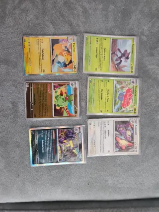 Lote Cartas Pokémon: Pawmot, Genesect, Flygon, Vil