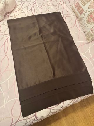 Conjunto de fiesta beige y marrón