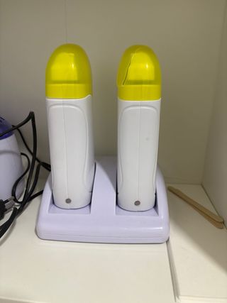 Depilador eléctrico con base