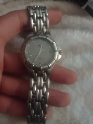 Reloj Lotus Plata y Blanco