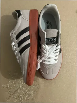 Adidas Handball Spezial Talla 38 Gris/Rojo