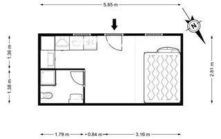 Estudio en venta en San Diego en Madrid