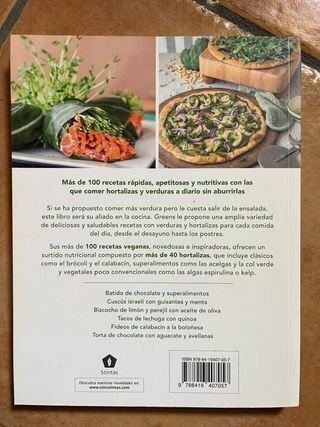 Greens Recetas vegetarianas