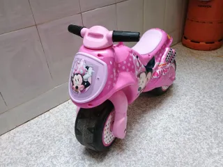Moto infantil Minnie Mouse rosa