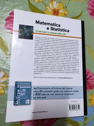 Libro matematica e statistica, IV edizione