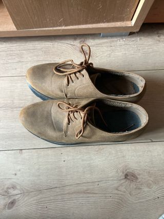 Zapatos marrones de plataforma