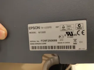 Impresora de Tickets Epson Gris