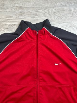 Nike Track Jacket Zip Up Embroidered Swoosh Retro