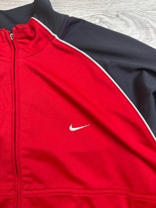 Nike Track Jacket Zip Up Embroidered Swoosh Retro