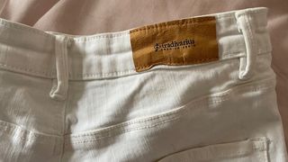 Pantalón cargo blanco Stradivarius
