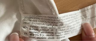 Pantalón cargo blanco Stradivarius