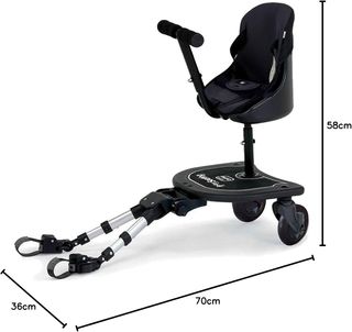Asalvo BUGGY BOARD Patinete con Asiento para Silla