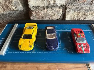 Lotto 3Pz Ferrari Vintage Scala 1:43 e 1:39