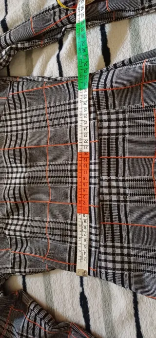 Mini dress a quadri Pull&Bear