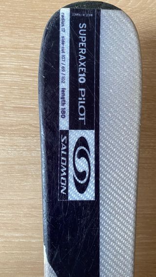 Esquís Salomon Superaxe L180cm