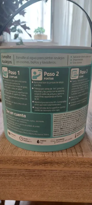 Esmalte Azulejos Tollens Blanco Brillo 2.5L