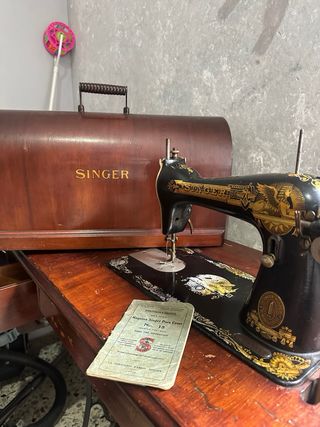 Máquina de coser Singer antigua - 1926