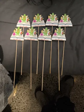 Decoración Sant Jordi madera