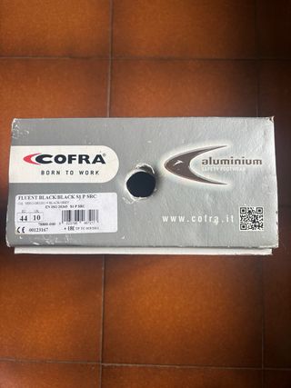 Zapatos de trabajo Copra negros y grises 44