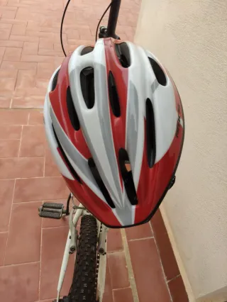 Bicicleta Plegable Blanca y Negra