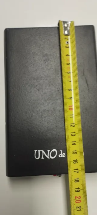 Caja joyero Uno de 50 negra con candado