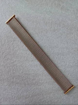 Cinturino vintage color oro Tessuflex 20 mm