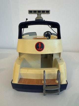 Barco Playmobil y Barca Policía